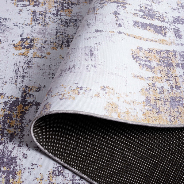 Safavieh Tacoma 863 M/W S/R Power Loomed Contemporary Rug Grey / Gold 9' x 12'