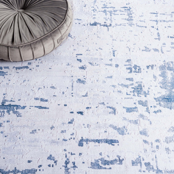 Safavieh Tacoma 864 M/W S/R Power Loomed Contemporary Rug Grey / Navy 9' x 12'