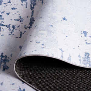 Safavieh Tacoma 864 M/W S/R Power Loomed Contemporary Rug Grey / Navy 9' x 12'