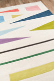 Momeni Novogratz Tag TAG-1 Hand Tufted Contemporary Typographic Indoor Area Rug Multi 5' x 8' TAG00TAG-1MTI5080
