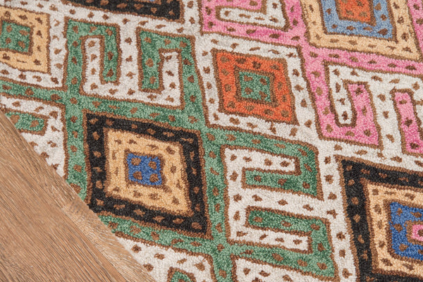 Momeni Tahoe TA-01 Hand Tufted Transitional Geometric Indoor Area Rug Multi 9' x 12' TAHOETA-01MTI90C0