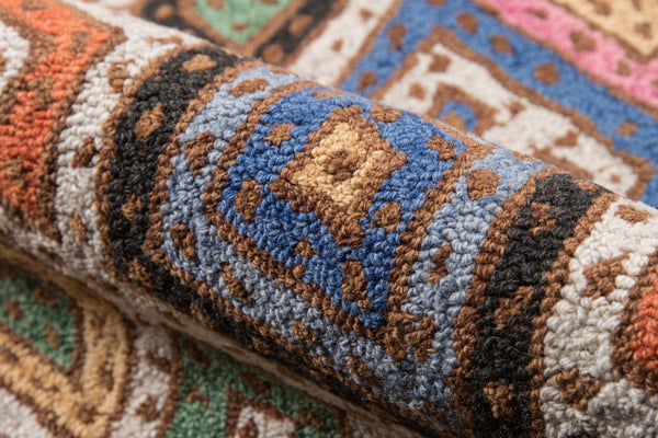 Momeni Tahoe TA-01 Hand Tufted Transitional Geometric Indoor Area Rug Multi 9' x 12' TAHOETA-01MTI90C0