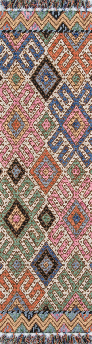 Momeni Tahoe TA-01 Hand Tufted Transitional Geometric Indoor Area Rug Multi 9' x 12' TAHOETA-01MTI90C0