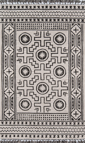 Momeni Tahoe TA-02 Hand Tufted Transitional Southwestern Indoor Area Rug Linen 9' x 12' TAHOETA-02LIN90C0
