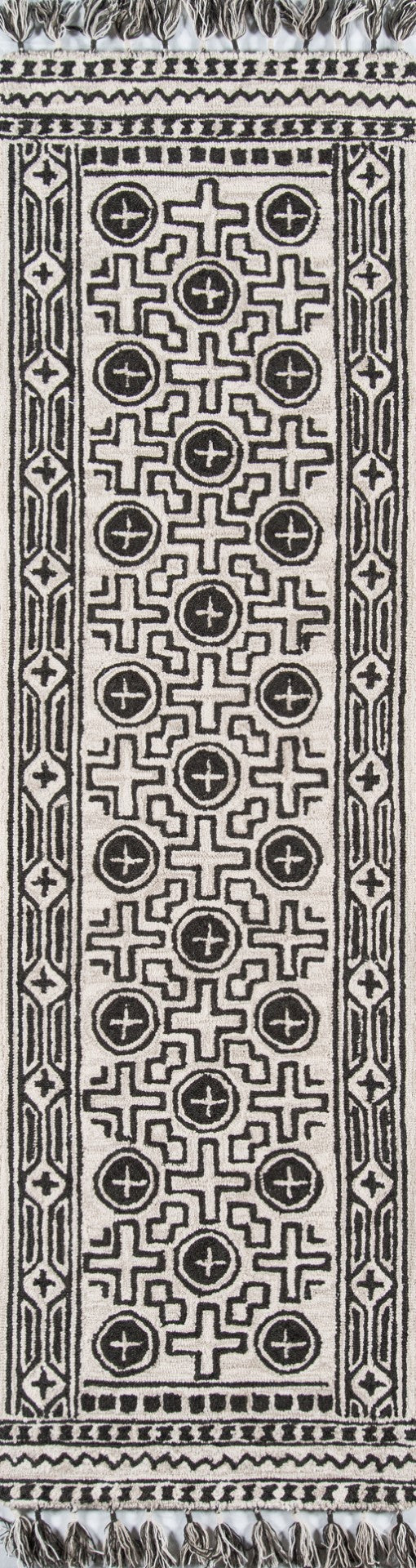 Momeni Tahoe TA-02 Hand Tufted Transitional Southwestern Indoor Area Rug Linen 9' x 12' TAHOETA-02LIN90C0
