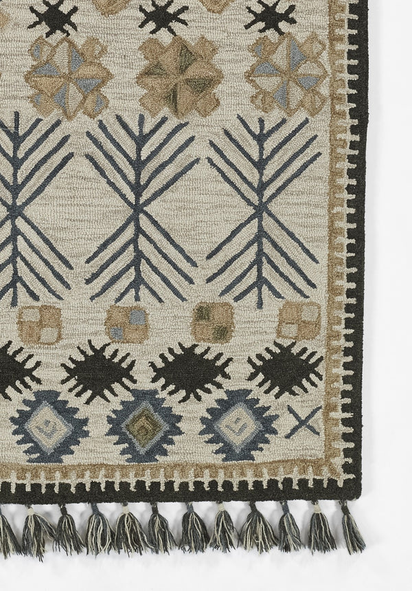 Momeni Tahoe TA-04 Hand Tufted Transitional Southwestern Indoor Area Rug Ivory 9' x 12' TAHOETA-04IVY90C0