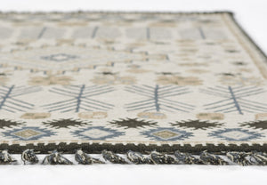 Momeni Tahoe TA-04 Hand Tufted Transitional Southwestern Indoor Area Rug Ivory 9' x 12' TAHOETA-04IVY90C0