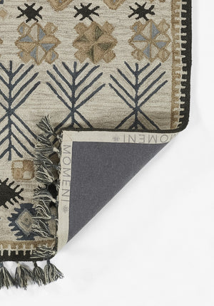 Momeni Tahoe TA-04 Hand Tufted Transitional Southwestern Indoor Area Rug Ivory 9' x 12' TAHOETA-04IVY90C0