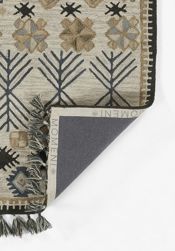 Momeni Tahoe TA-04 Hand Tufted Transitional Southwestern Indoor Area Rug Ivory 9' x 12' TAHOETA-04IVY90C0