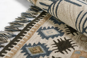 Momeni Tahoe TA-04 Hand Tufted Transitional Southwestern Indoor Area Rug Ivory 9' x 12' TAHOETA-04IVY90C0