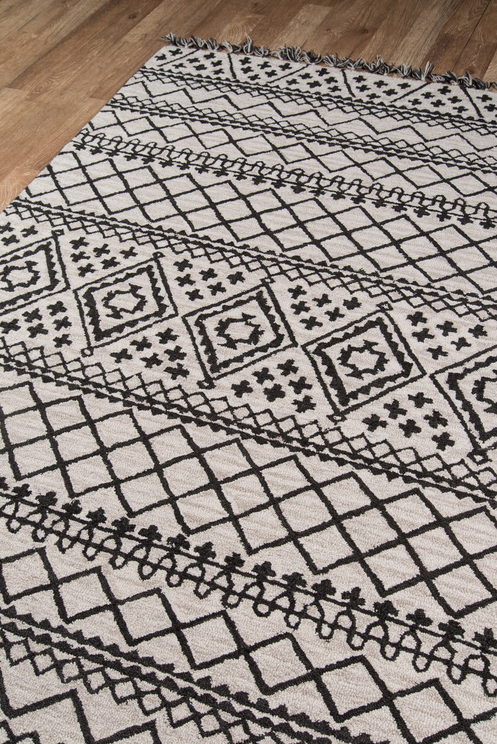 Momeni Tahoe TA-05 Hand Tufted Transitional Southwestern Indoor Area Rug Grey 9' x 12' TAHOETA-05GRY90C0