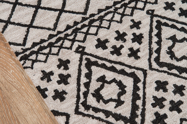 Momeni Tahoe TA-05 Hand Tufted Transitional Southwestern Indoor Area Rug Grey 9' x 12' TAHOETA-05GRY90C0