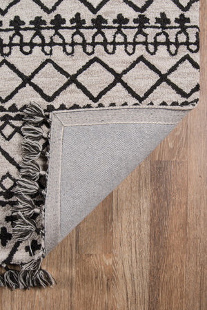 Momeni Tahoe TA-05 Hand Tufted Transitional Southwestern Indoor Area Rug Grey 9' x 12' TAHOETA-05GRY90C0