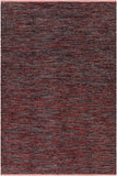 Chandra Rugs Tanya 100% Cotton Hand-Woven Flatweave Cotton Rug Red/Beige 9' x 13'