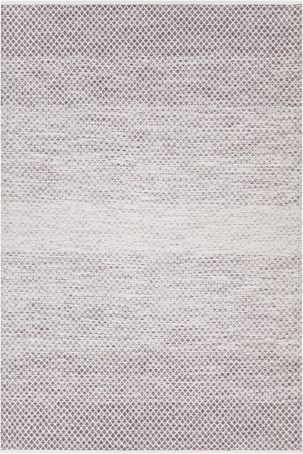 Chandra Rugs Tanya 100% Cotton Hand-Woven Flatweave Cotton Rug Black/White 9' x 13'