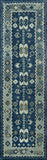 Momeni Tangier TAN-1 Hand Tufted Traditional Oriental Indoor Area Rug Blue 9'6" x 13'6" TANGITAN-1BLU96D6