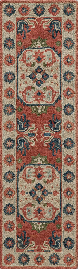 Momeni Tangier TAN-4 Hand Tufted Traditional Oriental Indoor Area Rug Ivory 9'6" x 13'6" TANGITAN-4IVY96D6