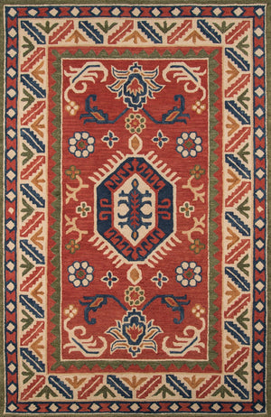 Momeni Tangier TAN-8 Hand Tufted Traditional Oriental Indoor Area Rug Ivory 9'6" x 13'6" TANGITAN-8IVY96D6