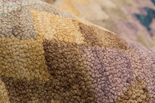 Momeni Tangier TAN16 Hand Tufted Transitional Geometric Indoor Area Rug Multi 9'6" x 13'6" TANGITAN16MTI96D6