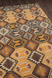 Momeni Tangier TAN18 Hand Tufted Transitional Geometric Indoor Area Rug Black 9'6" x 13'6" TANGITAN18BLK96D6