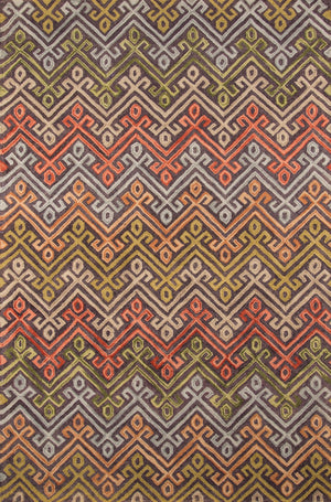 Momeni Tangier TAN20 Hand Tufted Transitional Geometric Indoor Area Rug Multi 9'6" x 13'6" TANGITAN20MTI96D6