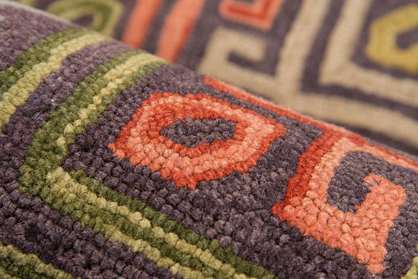 Momeni Tangier TAN20 Hand Tufted Transitional Geometric Indoor Area Rug Multi 9'6" x 13'6" TANGITAN20MTI96D6