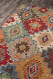 Momeni Tangier TAN23 Hand Tufted Transitional Geometric Indoor Area Rug Multi 9'6" x 13'6" TANGITAN23MTI96D6