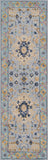 Momeni Tangier TAN30 Hand Tufted Traditional Oriental Indoor Area Rug Blue 9'6" x 13'6" TANGITAN30BLU96D6