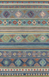 Momeni Tangier TAN32 Hand Tufted Traditional Oriental Indoor Area Rug Blue 9'6" x 13'6" TANGITAN32BLU96D6
