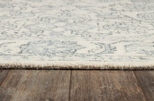 Momeni Tangier TAN37 Hand Tufted Traditional Floral Indoor Area Rug Ivory 9'6" x 13'6" TANGITAN37IVY96D6