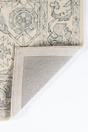 Momeni Tangier TAN37 Hand Tufted Traditional Floral Indoor Area Rug Ivory 9'6" x 13'6" TANGITAN37IVY96D6