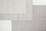 Chandra Rugs Tasha 100% Viscose Hand-Woven Contemporary Rug Grey 7'9 x 10'6