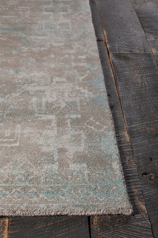 Chandra Rugs Tayla 100% Wool Hand-Tufted Traditional Rug Beige/White/Charcoal 9' x 13'