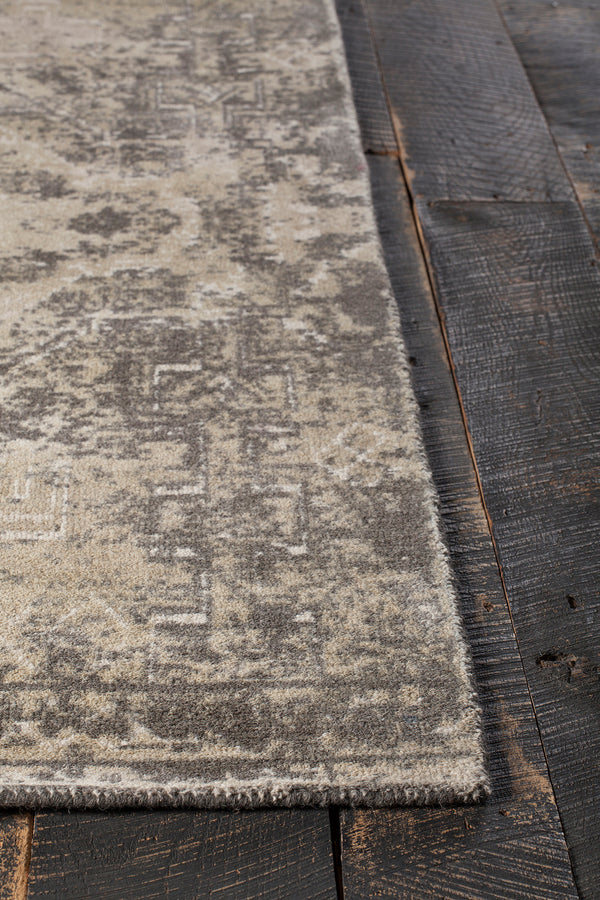 Chandra Rugs Tayla 100% Wool Hand-Tufted Traditional Rug Yellow/Blue/White 9' x 13'