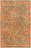 Chandra Rugs Tayla 100% Wool Hand-Tufted Traditional Rug Rust/Brown/Beige 9' x 13'