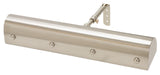 Traditional Picture Lights Picture Light Satin Nickel With Polished Nickel Accents House of Troy TB14-SN/PN