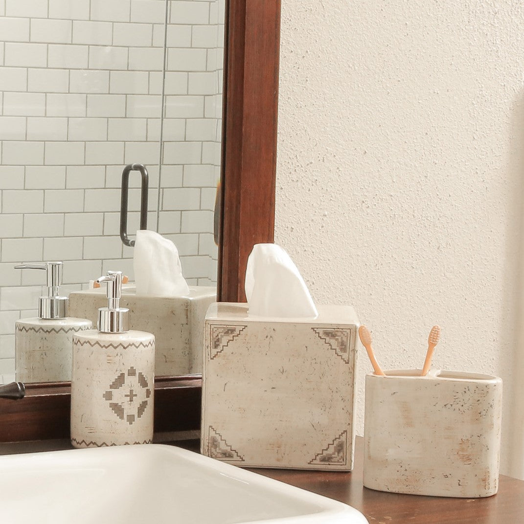 Dakota Ceramic Tissue Box Cover - Thumbnail 2