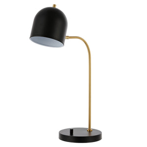 Safavieh Drina, 23.5 Inch, Black/Gold, Table Lamp W/ Usb Port ​ Black / Gold Metal TBL4017A-U