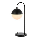 Cappi, 20.5 Inch, Black, Iron Table Lamp W/ Usb Port