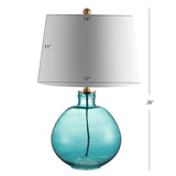 Rasby 27-Inch H Glass Table Lamp