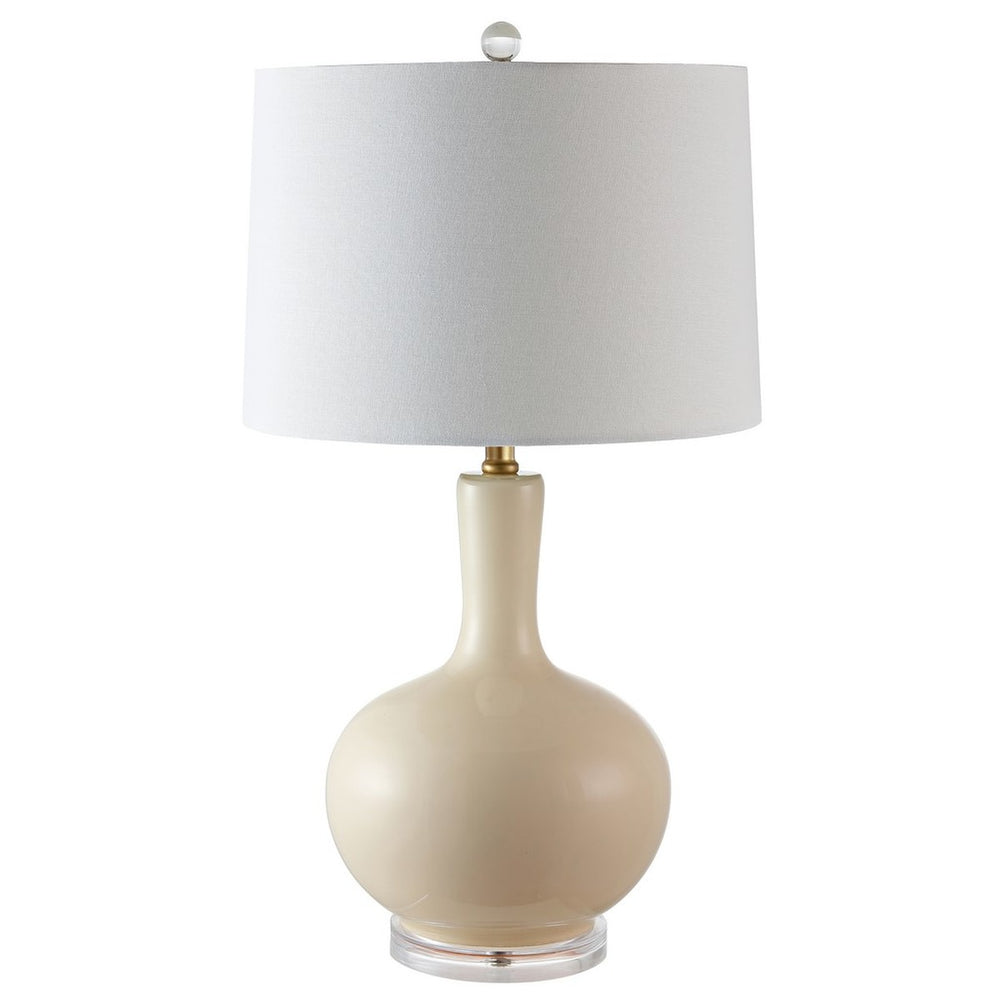 Nilla Table Lamp Set of 2 - Modern Glass Design with Elegant White Shade for Contemporary Spaces