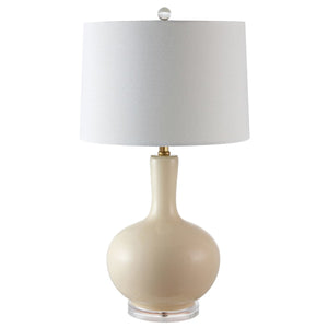 Nilla Table Lamp Set of 2 - Modern Glass Design with Elegant White Shade for Contemporary Spaces
