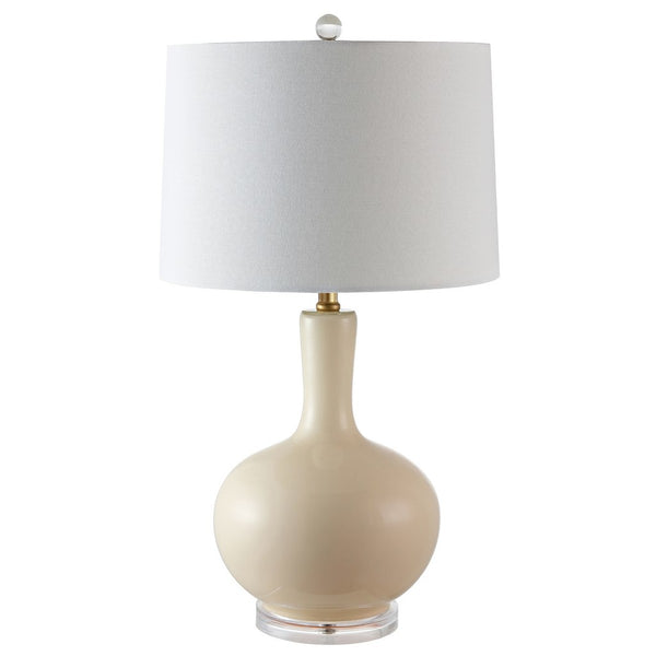 Nilla Table Lamp Set of 2 - Modern Glass Design with Elegant White Shade for Contemporary Spaces