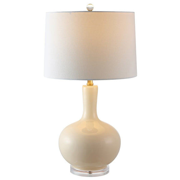 Nilla Table Lamp Set of 2 - Modern Glass Design with Elegant White Shade for Contemporary Spaces