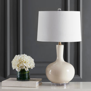 Nilla Table Lamp Set of 2 - Modern Glass Design with Elegant White Shade for Contemporary Spaces