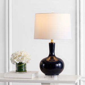 Nilla Table Lamp Set of 2 - Modern Glass Design with Elegant White Shade for Contemporary Spaces