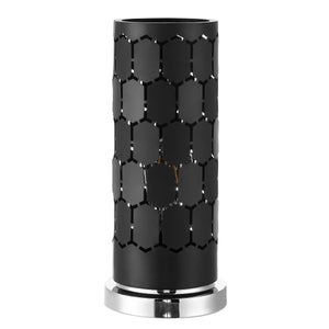 Navo Luxurious Black Cut-Out Table Lamp - Contemporary Design for Bold Living Room Style