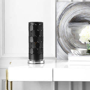 Navo Luxurious Black Cut-Out Table Lamp - Contemporary Design for Bold Living Room Style