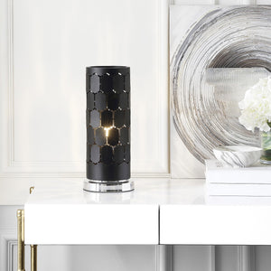 Navo Luxurious Black Cut-Out Table Lamp - Contemporary Design for Bold Living Room Style