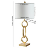 Safavieh Alaia Iron Table Lamp in Gold TBL4276A